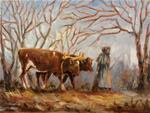 Driving the Oxen - Posted on Saturday, February 7, 2015 by Tammie Dickerson