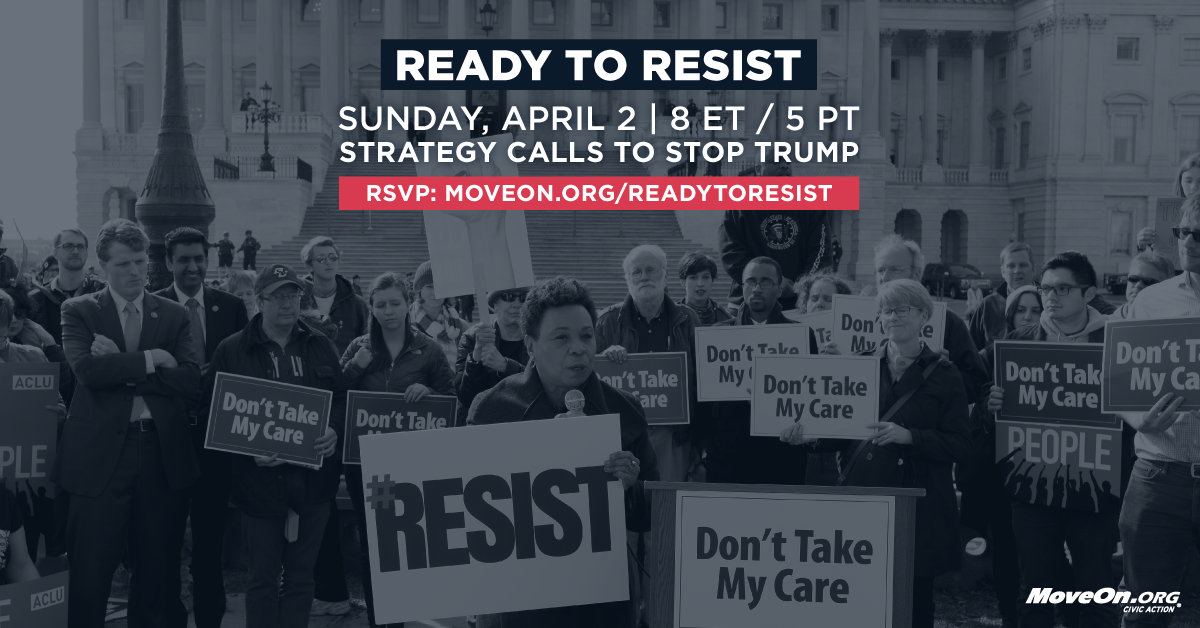 Join the Ready to Resist call!