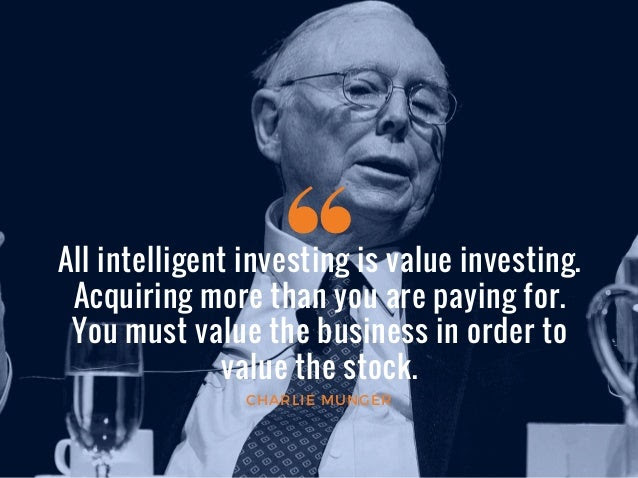 Intelligent investing=value investing