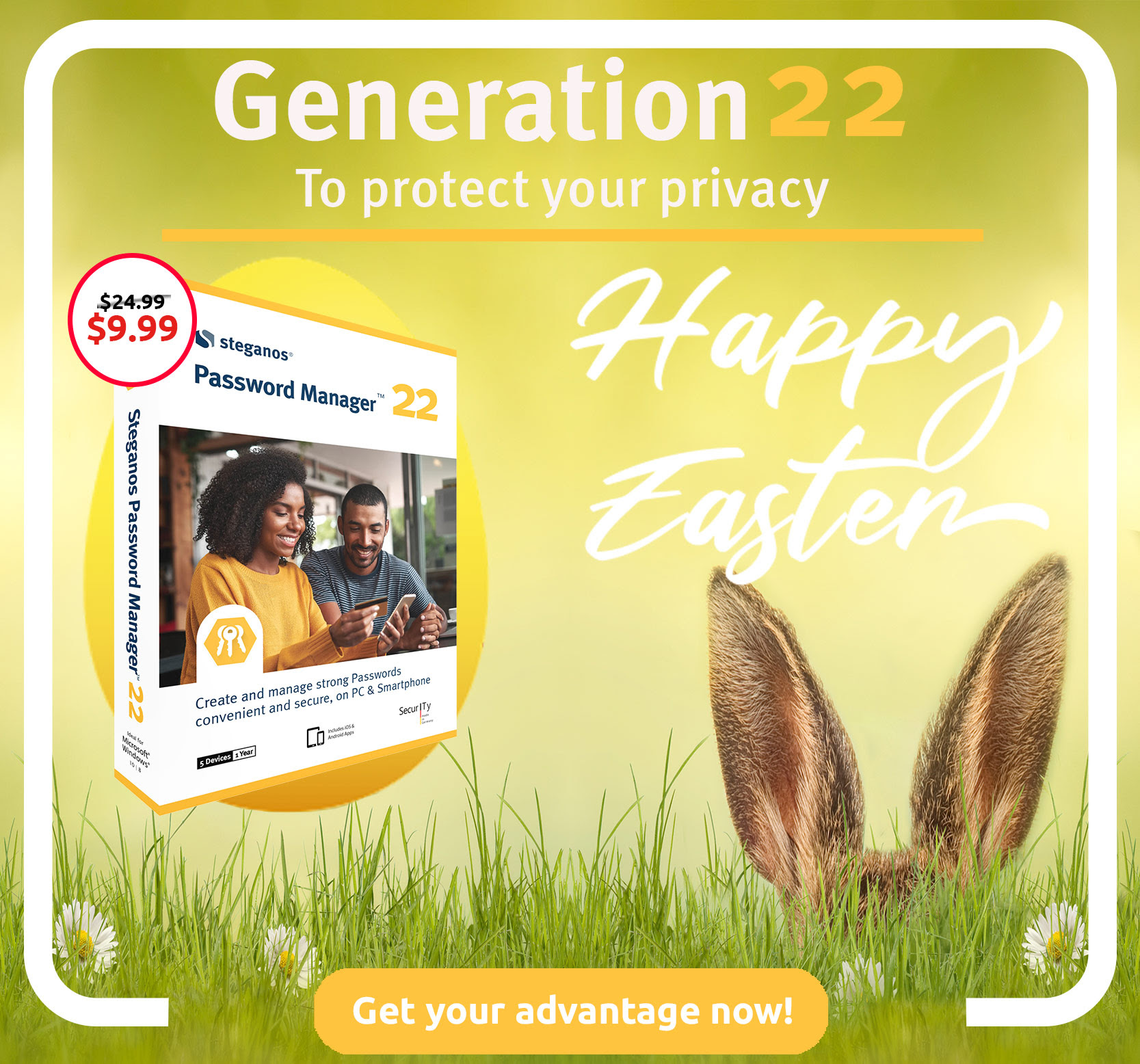 EASTER SALE: 60% Off on Steganos Password Manager 22 