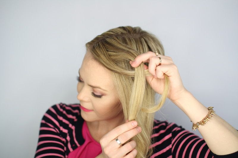 knotted updo tutorial