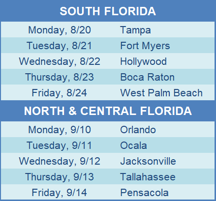 All FL events aug-sep
