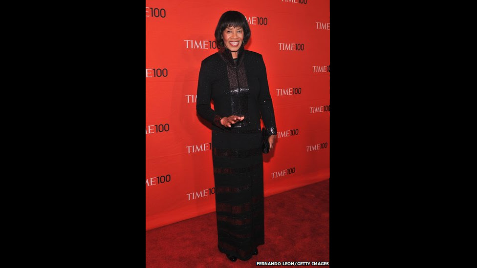  La primera ministra de Jamaica, Portia Simpson-Miller, asiste a la Gala TIME 100 Gala para celebrar las 100 personas más influyentes del mundo para la revista estadounidense, en el Jazz at Lincoln Center el 24 de abril de 2012 en la ciudad de Nueva York. Getty Images