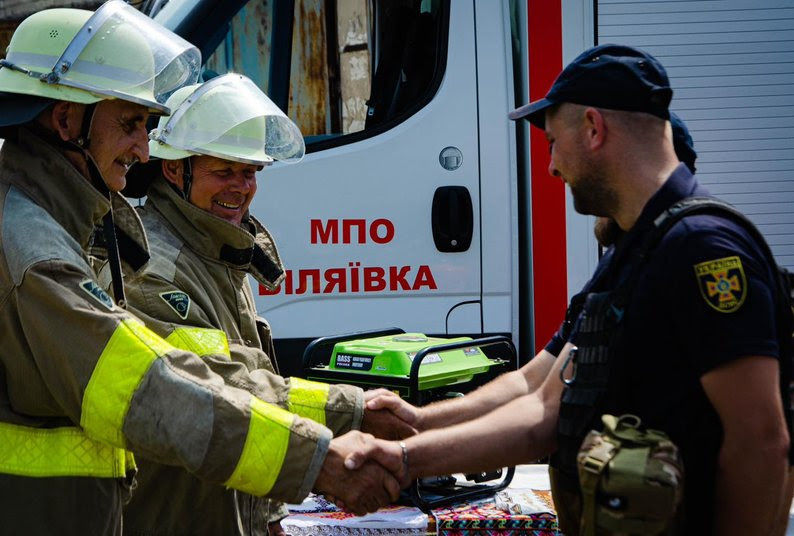 У Бериславському районі на Херсонщині відкрили десятий підрозділ ДСНС