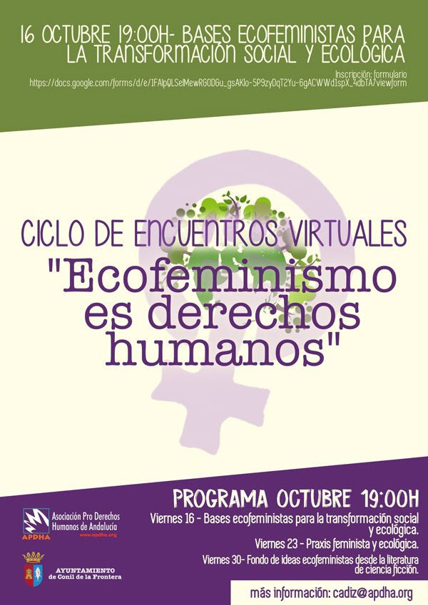 Cádiz: Encuentros virtuales sobre Ecofeminismo