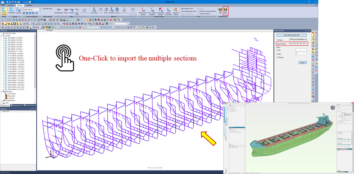 image shows software