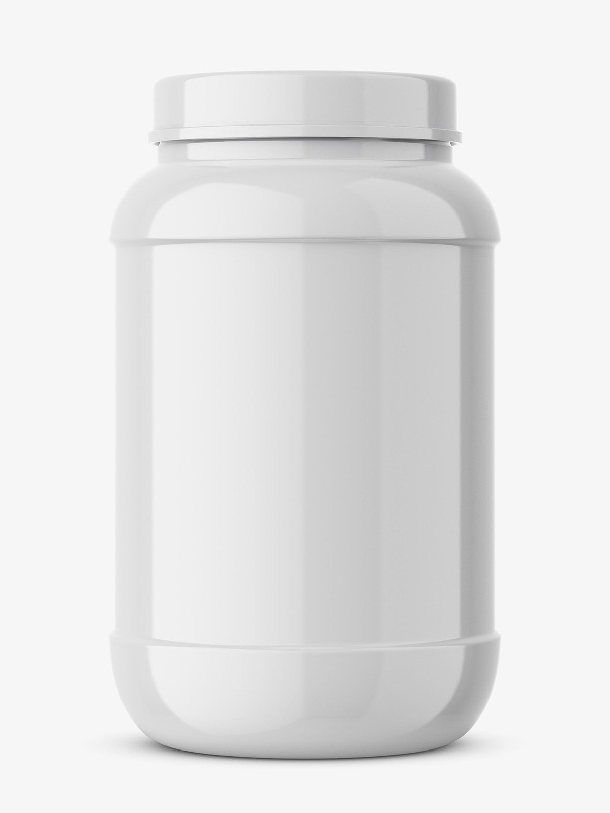 Supplement jar mockup / Glossy Smarty Mockups