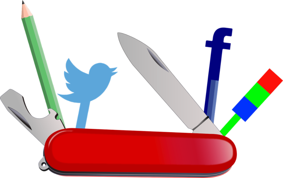social media Swiss Army knife