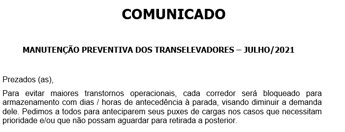 comunicado Preventiva