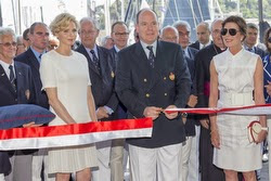 HRH Prince Albert of Monaco at YC Monaco opening- famous J/24 sailor!