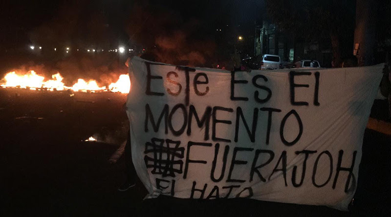 Arde Honduras esta noche