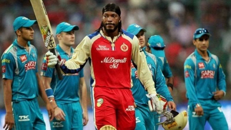 Chris Gayle scored the highest individual score in the history of IPL against Pune Warriors India