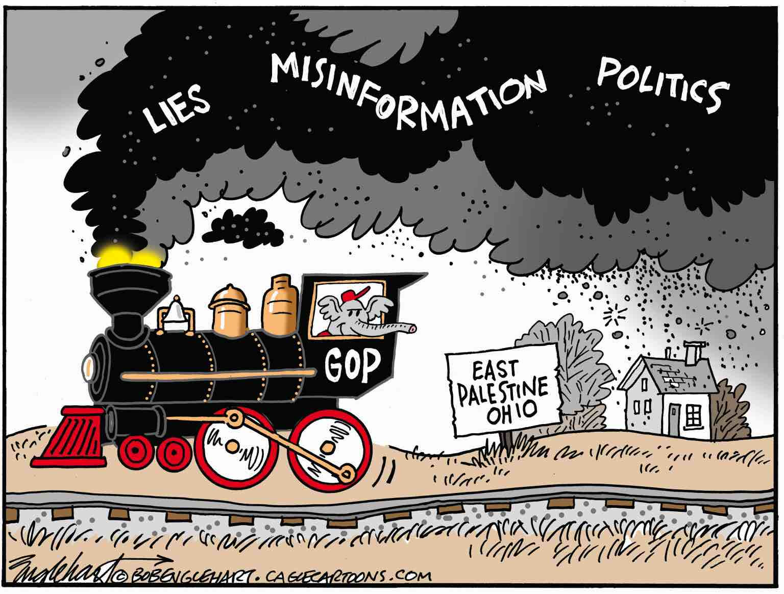 GOP disinfo about train safety