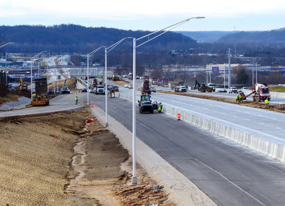 State Road 252 and 44 ramp system at I-69