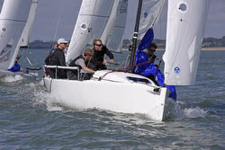 J/70 RAN sailing UK Nationals