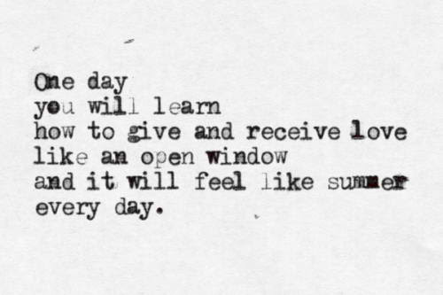 Sierra DeMulder receive love open window