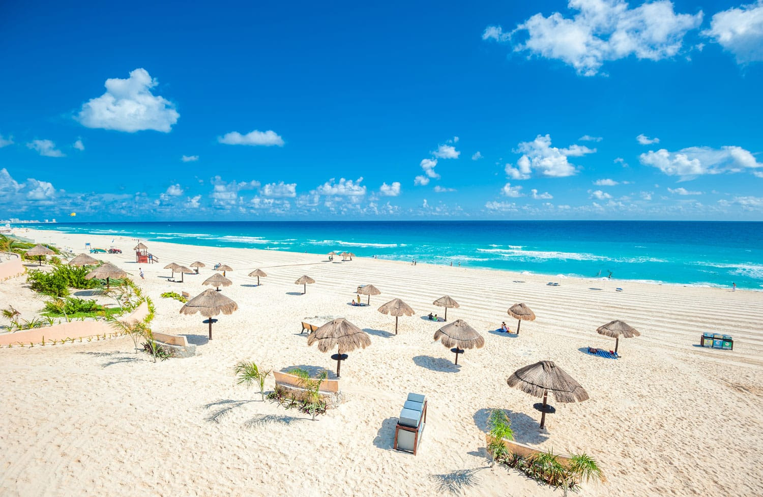 Cancun, Meksika güzel plaj
