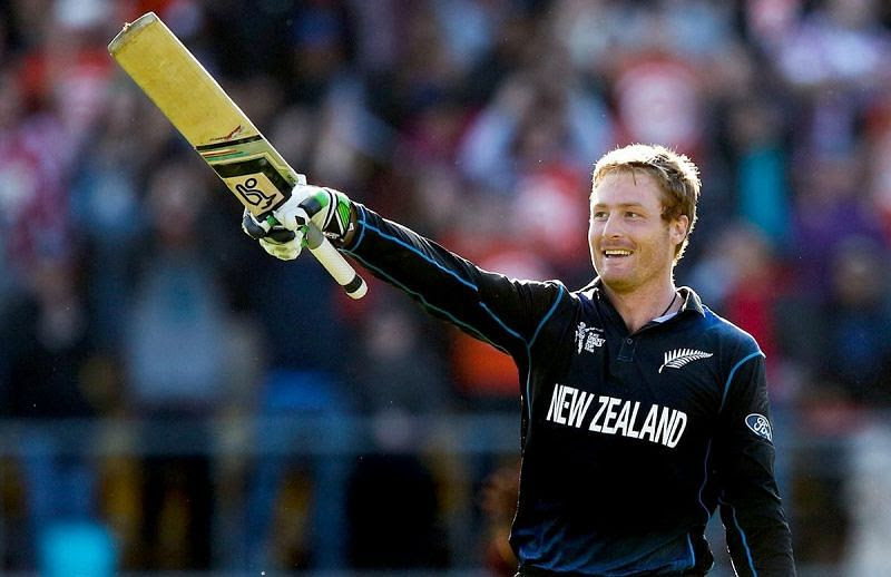 Martin Guptill while playing for New Zealand during the ICC World Cup 2015.