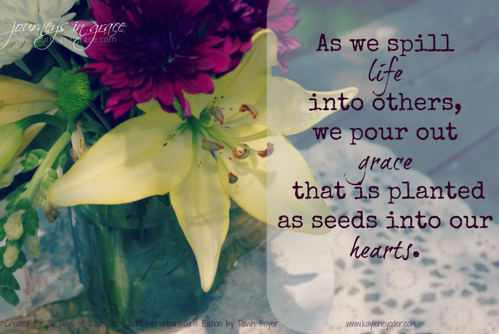 grace seeds for 30 days of love