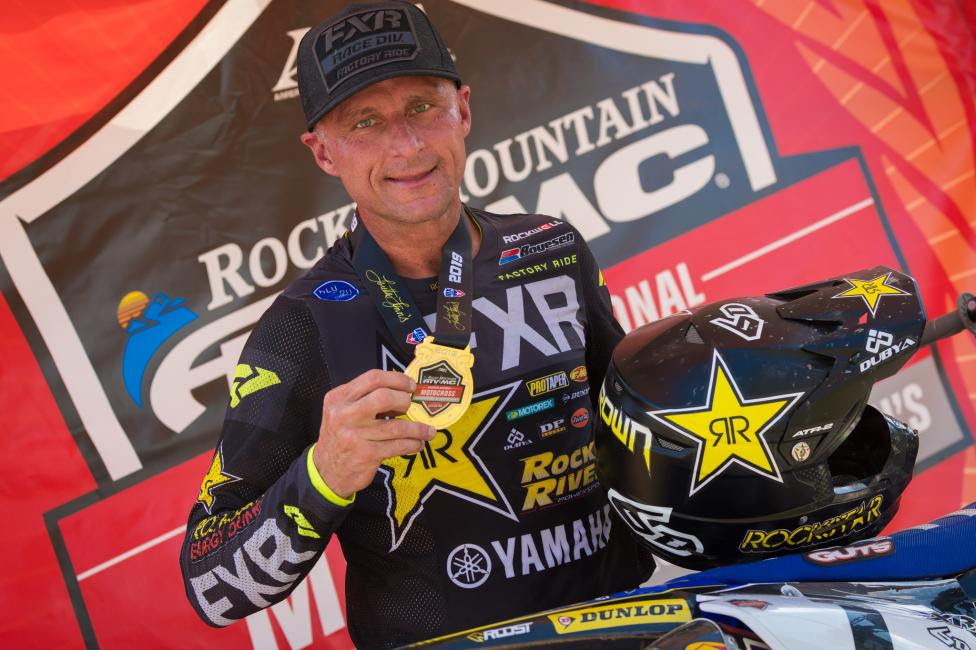 Michael Brown earned two moto wins on day one at The Ranch in the Senior 40+ and Junior 25+ classes.