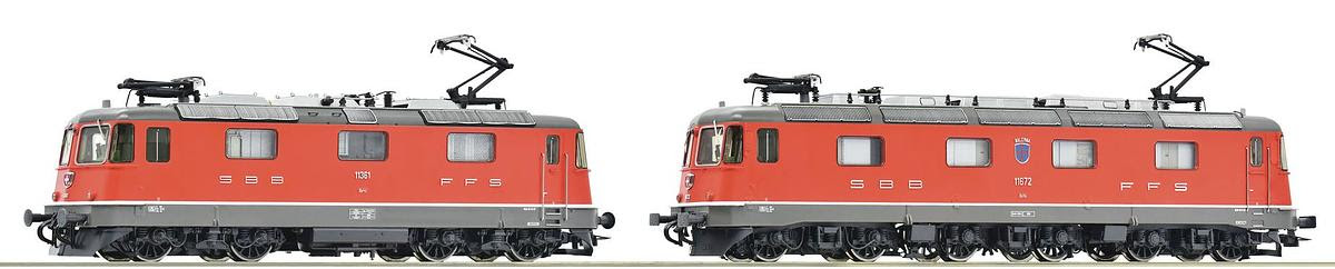 Roco HO 79410 ~AC Sound Electric Locomotive Double Traction Re 10/10, SBB