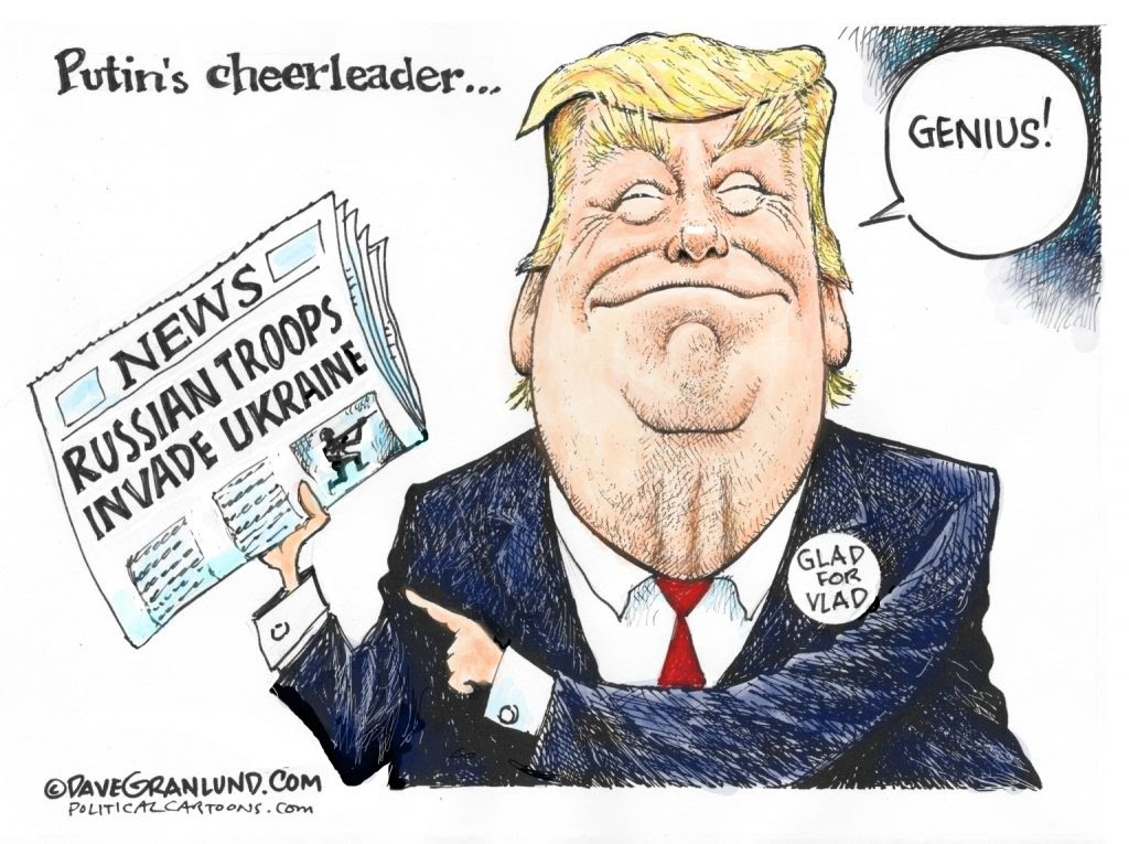 Trump roots for Putin