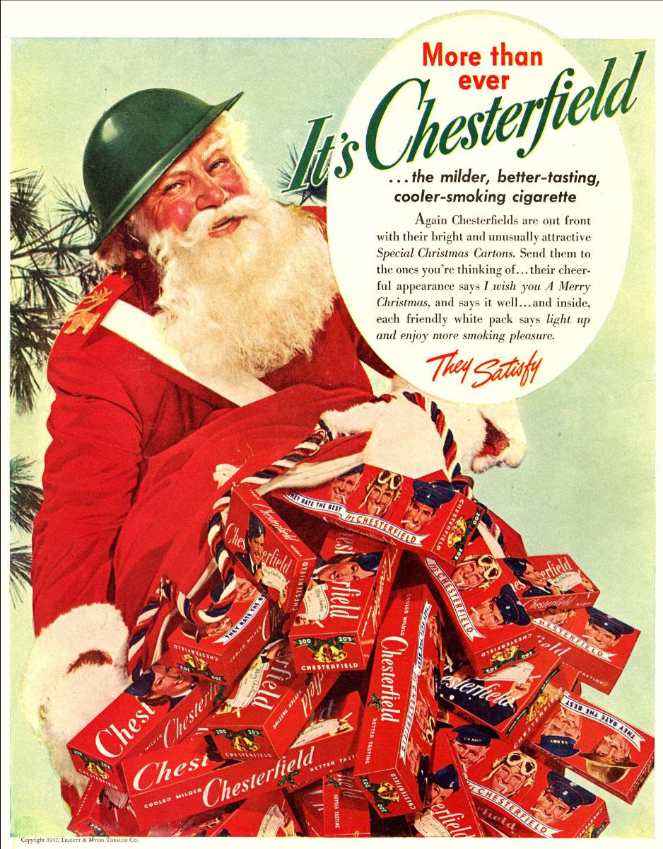 Santa promoting Chesterfield