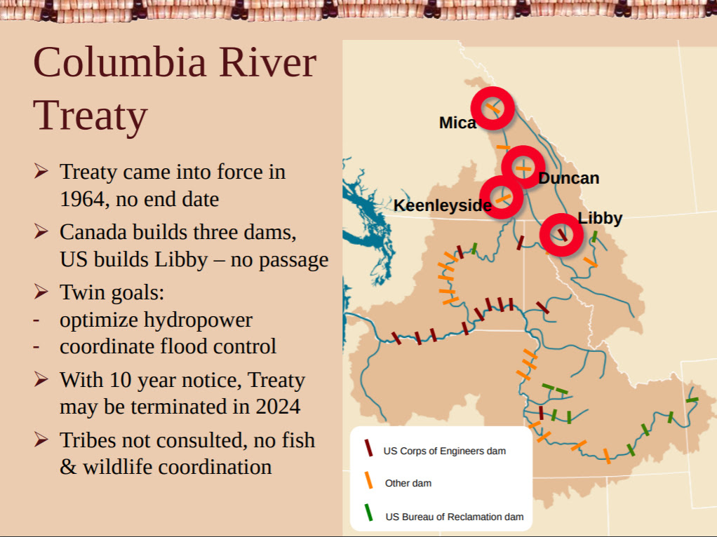 Image showing location of Columbia River Treaty Dams