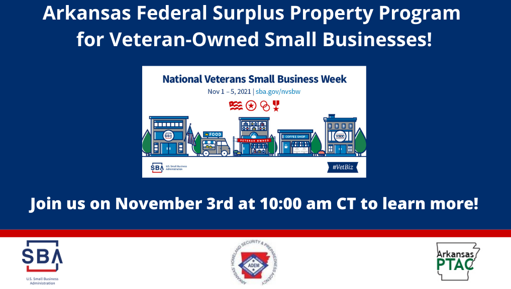 National Veterans Small Business Week Starts News & Events