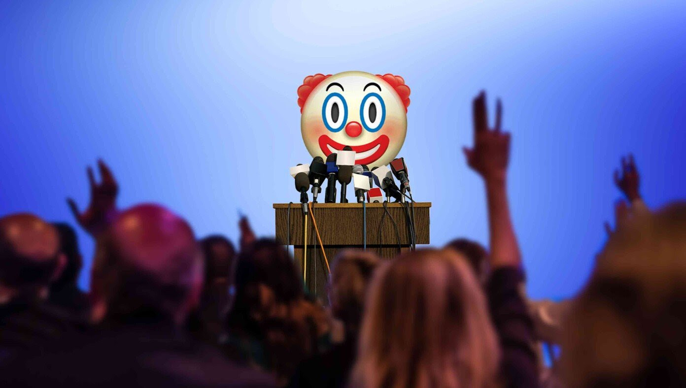 Clown Emoji Distances Self From Democrats