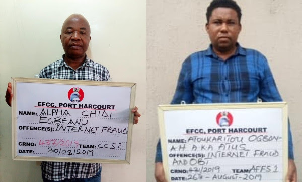 EFCC arrests two more suspects wanted by FBI