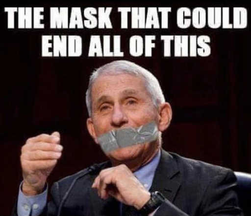dr fauci mask that could end all this duct tape