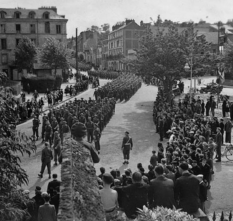At the liberation of Dieppe