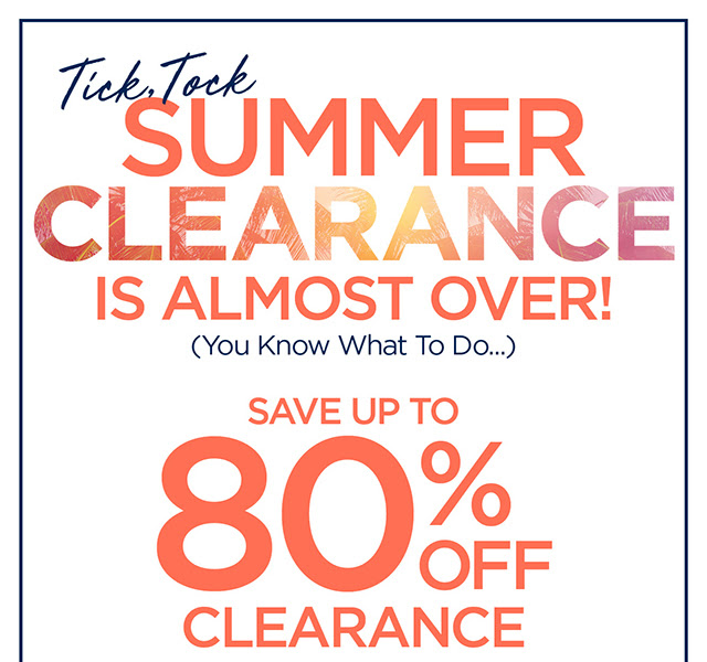 Save Up To 80%  Off Clearance - Shop Now