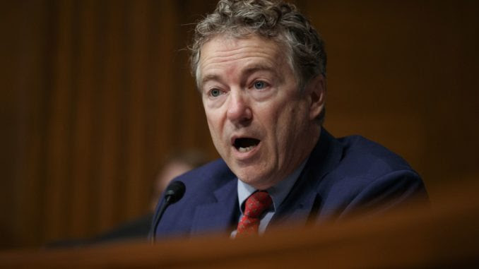 Sen. Rand Paul stunned a Senate hearing room Tuesday by stating