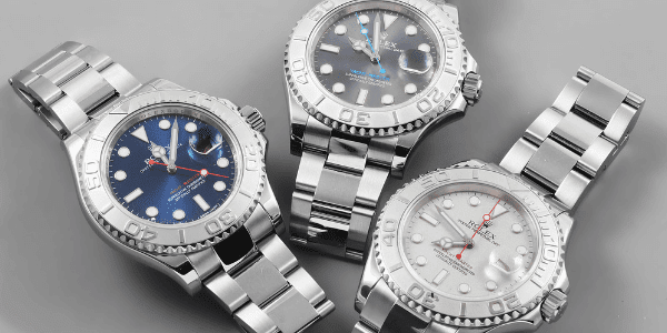 Rolex Yacht-Master models in Stainless Steel and Platinum