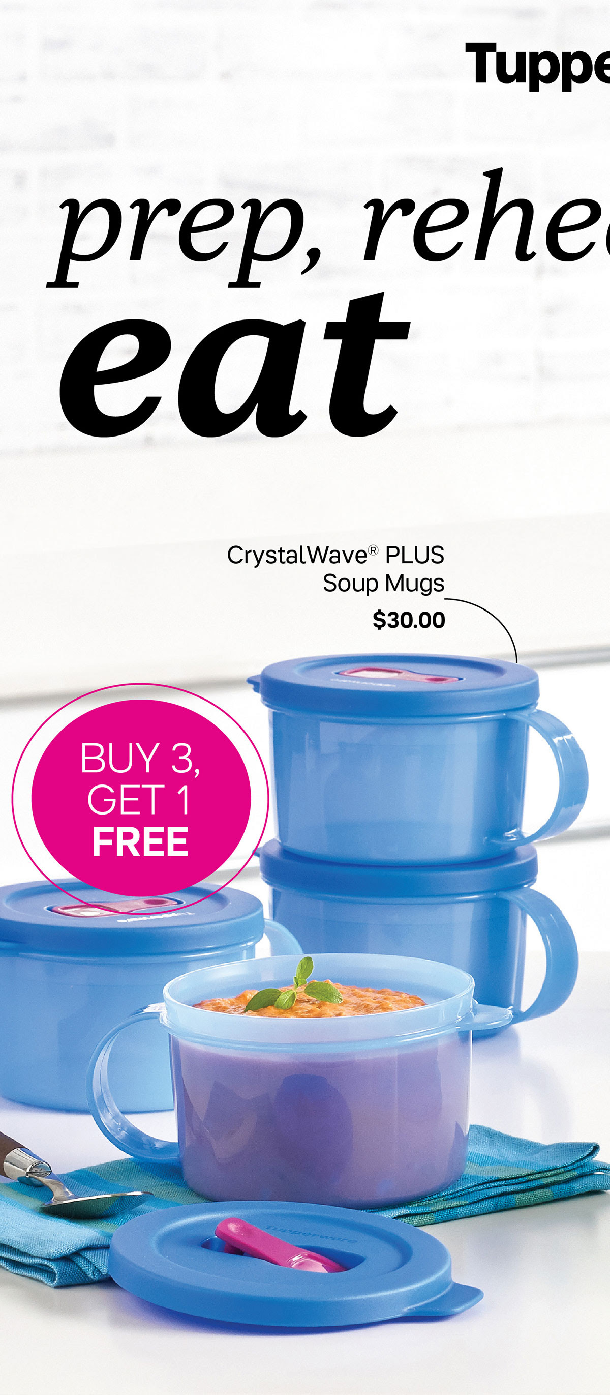 Crystal Wave Soup Mug 