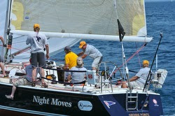 J/120 sailing to Mackinac