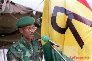 Paul Kagame in Kigali in 1994