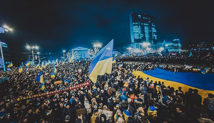 Foto: Twitter @EuromaidanPR.