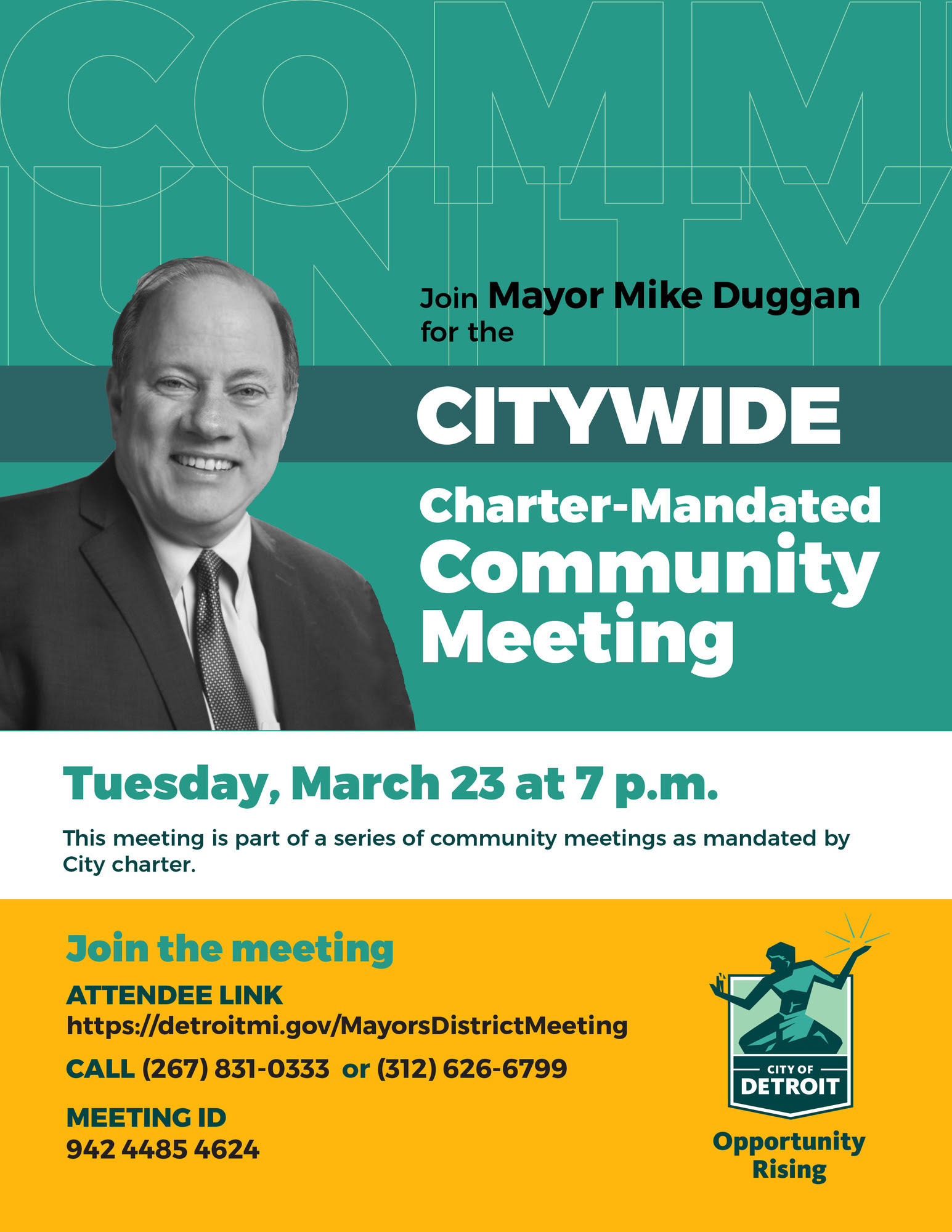 Mayor's Citywide Community Meeting 3.23.21
