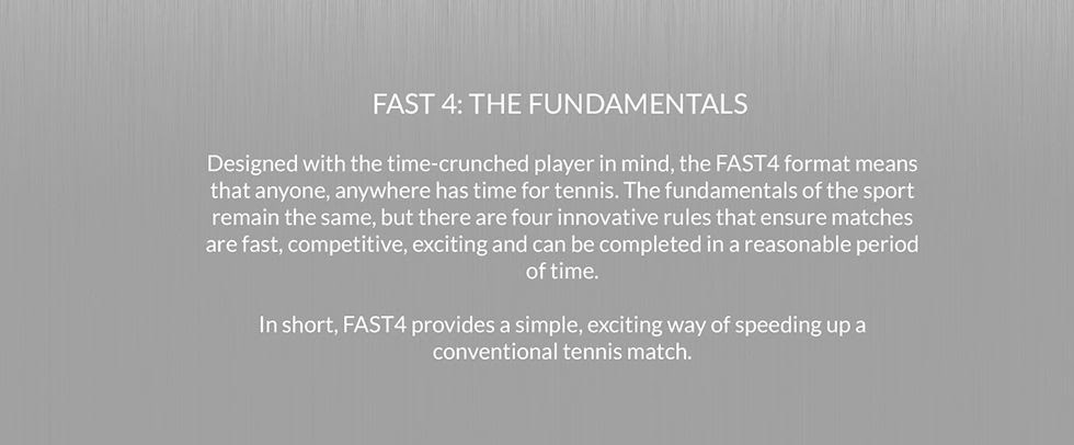 Fast4 Tennis comes to the Morningside Tennis Centre