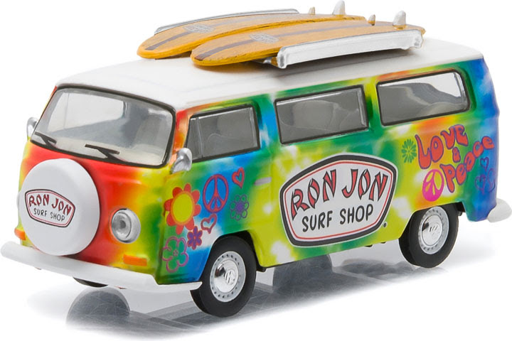 51031 - 1-64 Ron Jon VW Samba Bus w-Surfboards - car photo