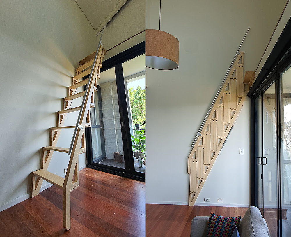 Bcompact sidefolding Hybrid stairs & Ladders