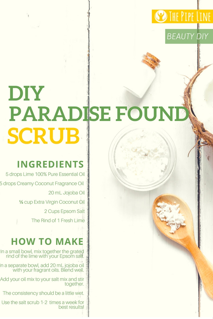 6 Ingredient DIY Salt Scrub