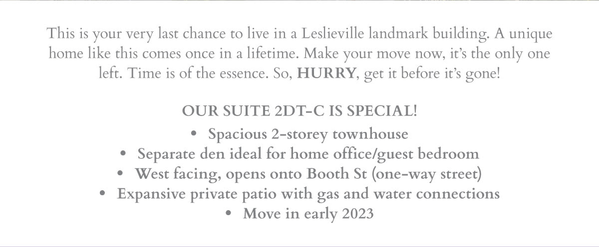 OUR SUITE 2DT-C IS SPECIAL