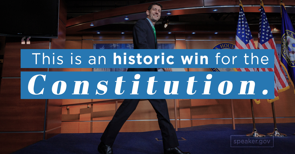 A big win for the Constitution A big win for the Constitution