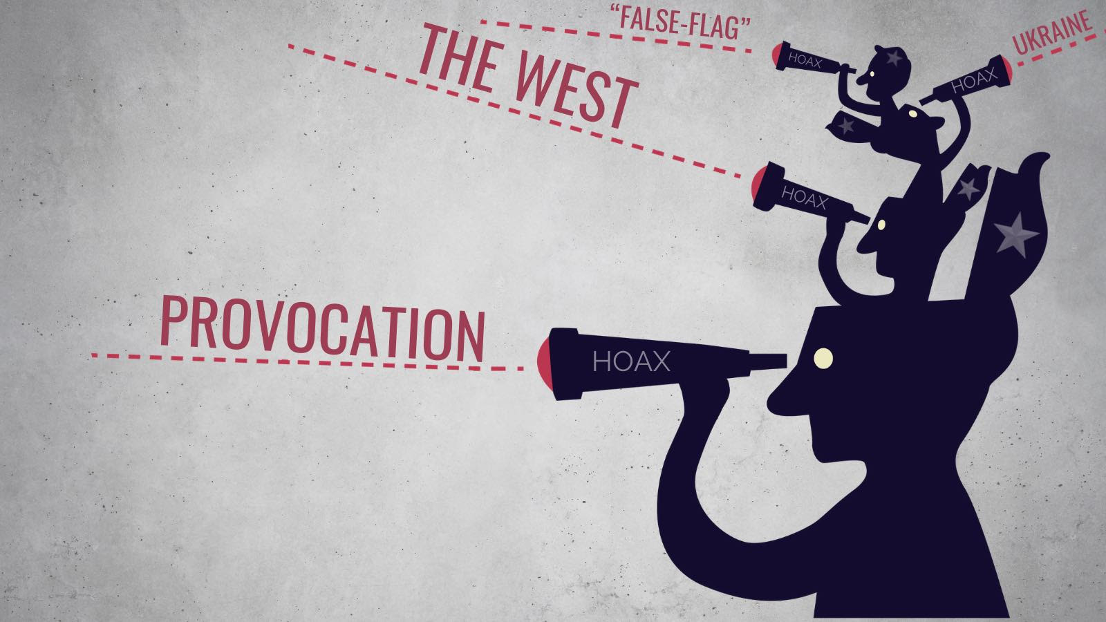 Trolls use imagined provocations or false flag operations to spread disinformation