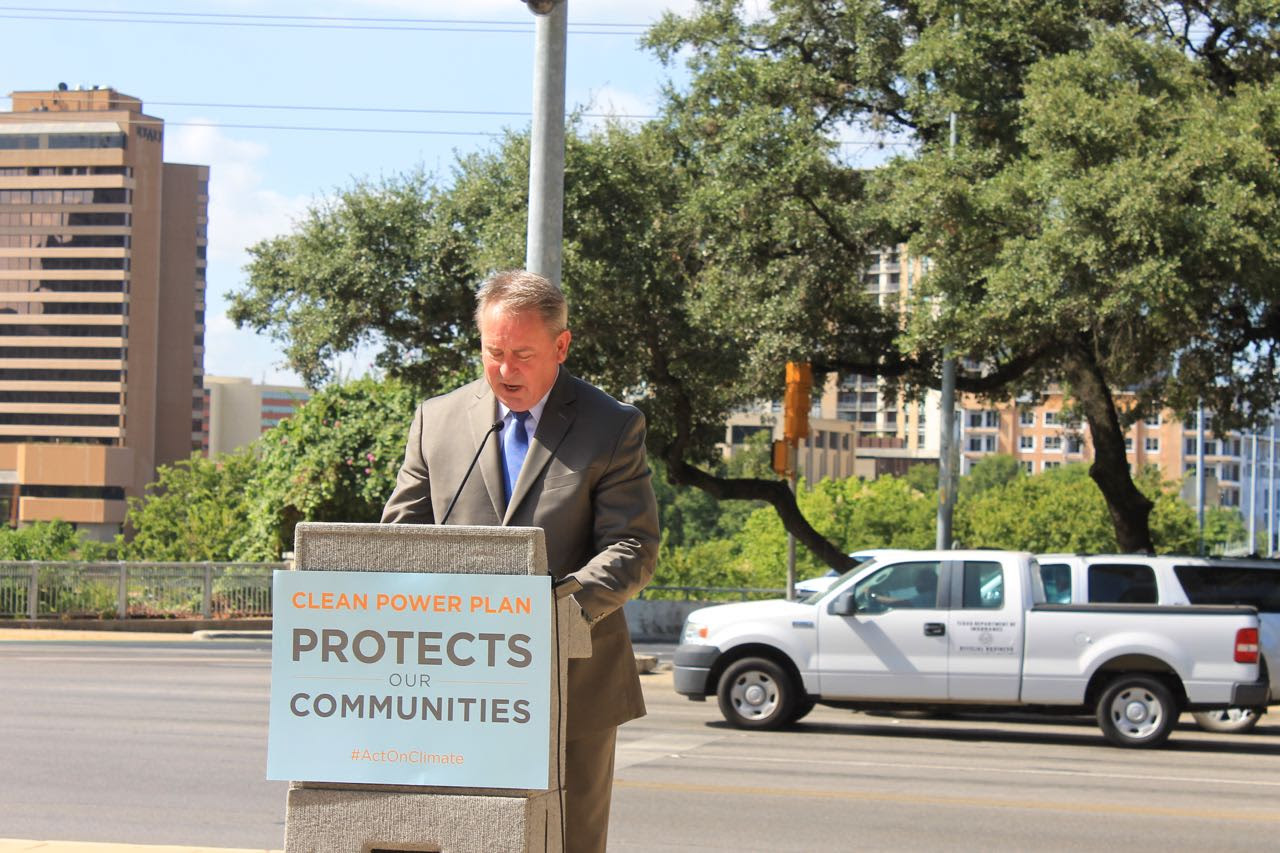 Austin Energy GM Larry Weis expressed his support for the Clean Power Plan.