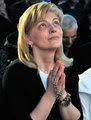 Mirjana during an apparition Mirjana during an apparition